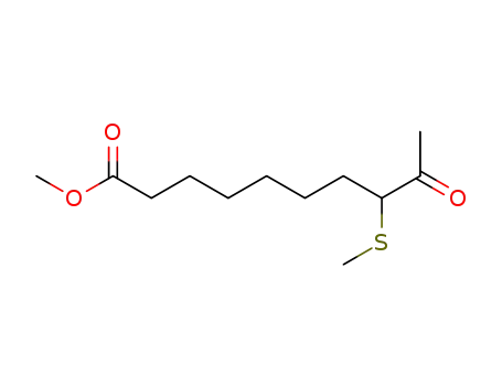 Decanoic acid, 8-(methylthio)-9-oxo-, methyl ester