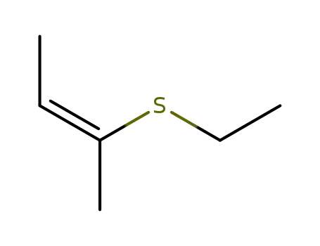 Molecular Structure of 107323-23-9 (2-Butene, 2-(ethylthio)-, (Z)-)