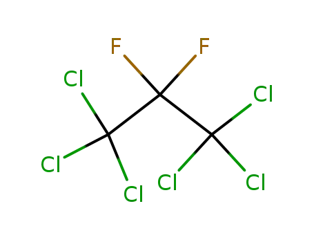 Molecular Structure of 3182-26-1 (1,1,1,3,3,3-hexachloro-2,2-difluoro-propane)