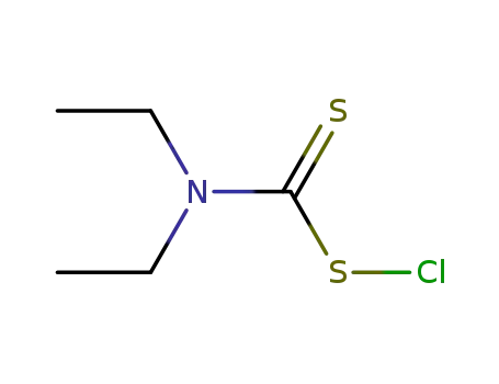 Molecular Structure of 117122-68-6 (diethylamino-thioxo-methanesulfenyl chloride)