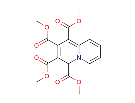 Molecular Structure of 1101-39-9 (tetramethyl 4H-quinolizine-1,2,3,4-tetracarboxylate)