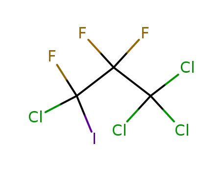 Molecular Structure of 812-32-8 (Propane, 1,1,1,3-tetrachloro-2,2,3-trifluoro-3-iodo-)