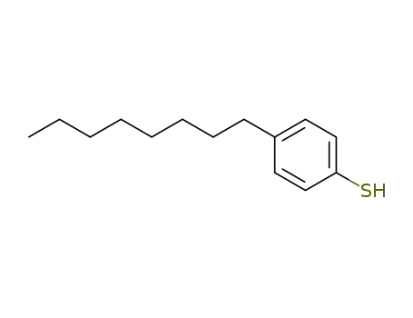 Molecular Structure of 4527-48-4 (Benzenethiol, 4-octyl-)