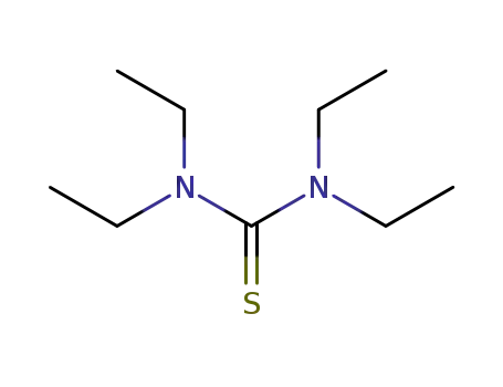 Molecular Structure of 4274-15-1 (1,1,3,3-Tetraethylthiourea)
