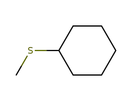 Molecular Structure of 7133-37-1 (CYCLOHEXYL METHYL SULFIDE)