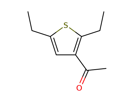 Molecular Structure of 500891-67-8 (1-(2,5-diethyl-[3]thienyl)-ethanone)