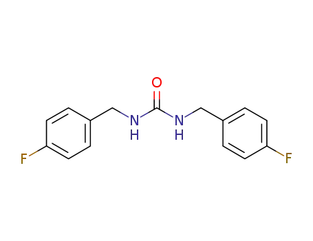 Molecular Structure of 930045-10-6 (1,3-bis(4-fluorobenzyl)urea)
