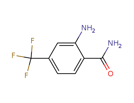 Molecular Structure of 713-41-7 (2-amino-4-(trifluoromethyl)benzamide)
