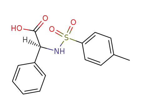 Molecular Structure of 111524-98-2 ((2S)-2-phenyl-2-(tosylamino)acetic acid)