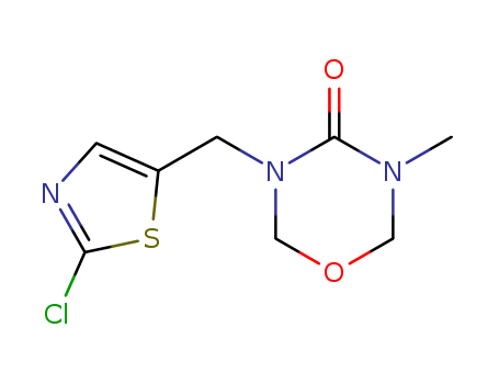 902493-06-5,3-((2-chlorothiazol-5-yl)Methyl)-5-Methyl-1,3,5-oxadiazinan-4-one,3-[(2-chloro-5-thiazolyl)methyl]tetrahydro-5-methyl-4H-1,3,5-oxadiazin-4-one;3-(2-Chloro-thiazol-5-ylmethyl)-5-methyl-[1,3,5]oxadiazinan-4-one;3-(2-chloro-1,3-thiazol-5-ylmethyl)-5-methyl-1,3,5-oxadiazin-4-one;