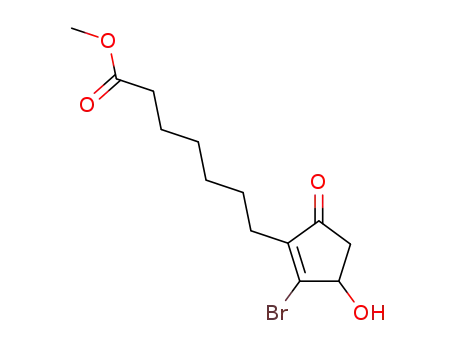 (+/-)-methyl 7-(2-bromo-3-hydroxy-5-oxo-1-cyclopentenyl)heptanoate