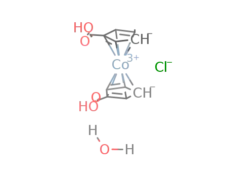 Molecular Structure of 325744-49-8 (1,1'-dicarboxylic cobalticinium chloride monohydrate)