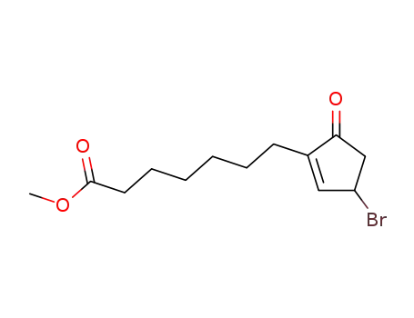 2-(6'-methoxycarbonylhexyl)-4-bromocyclopent-2-enone