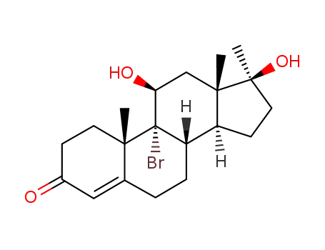 9-bromo-11β,17β-dihydroxy-17α-methyl-androst-4-en-3-one
