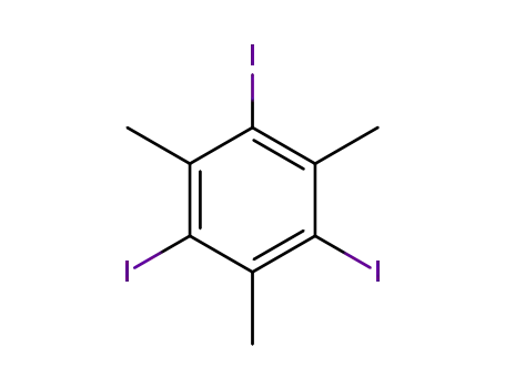 Molecular Structure of 19025-36-6 (Benzene, 1,3,5-triiodo-2,4,6-trimethyl-)