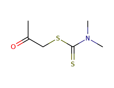 Carbamic acid, dimethyldithio-, acetonyl ester