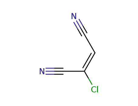 2-Butenedinitrile, 2-chloro-, (E)-