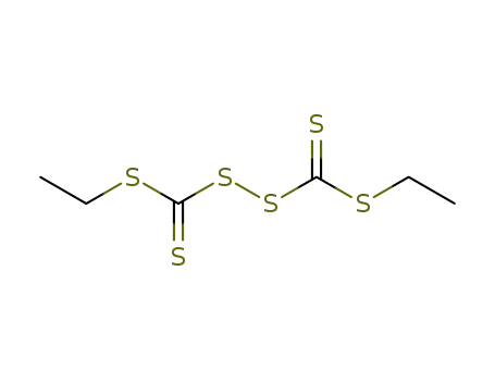 Molecular Structure of 10219-97-3 (bis(ethylsulfanylthiocarbonyl) disulfide)