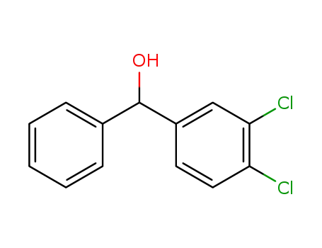 Molecular Structure of 68240-78-8 (3,4-dichlorobenzhydryl alcohol)