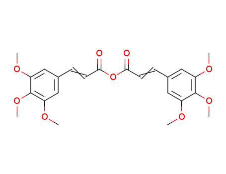 2-Propenoic acid,3-(3,4,5-trimethoxyphenyl)-, anhydride with3-(3,4,5-trimethoxyphenyl)-2-propenoic acid