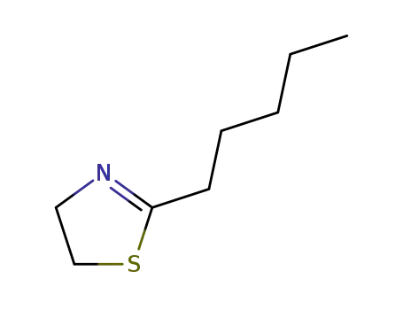 Molecular Structure of 21226-52-8 (2-pentyl-4,5-dihydro-1,3-thiazole)