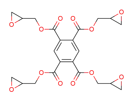 Molecular Structure of 7195-47-3 (tetrakis(oxiranylmethyl) benzene-1,2,4,5-tetracarboxylate)