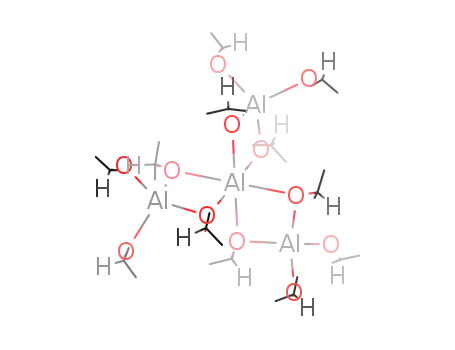 Molecular Structure of 25443-56-5 (hexakis[μ-(2-propanolato)]hexakis(2-propanolato)tetraaluminum)