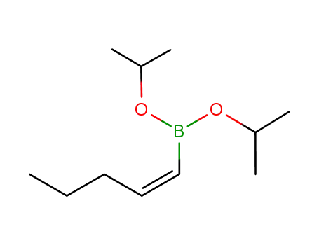 Molecular Structure of 110897-15-9 ((Z)-(1-pentenyl)-diisopropyloxyborane)