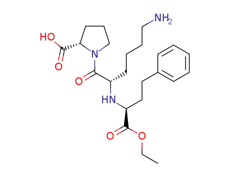 Molecular Structure of 85955-58-4 (N<sup>2</sup>-<(S)-1-(ethoxycarbonyl)-3-phenylpropyl>-L-lysyl-L-proline)