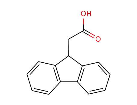 Molecular Structure of 6284-80-6 (Fluorene-9-acetic acid)