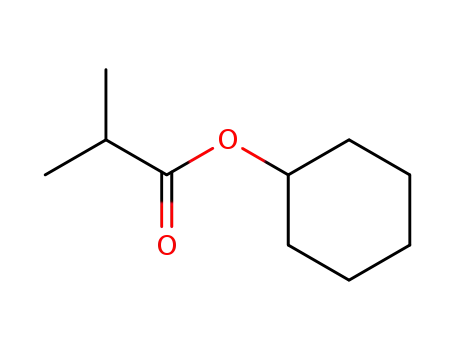 Molecular Structure of 1129-47-1 (CYCLOHEXYL ISOBUTYRATE)