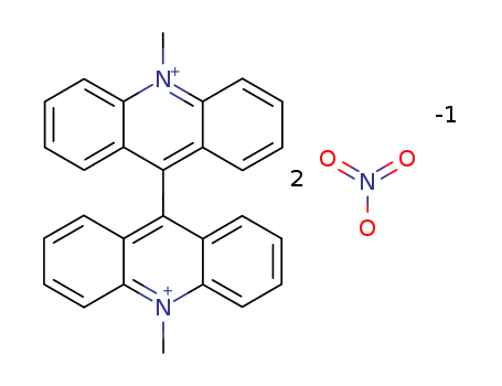 2315-97-1,LUCIGENIN,10-methyl-9-(10-methylacridin-9-yl)acridine dinitrate;Lucigenin;dihydroxy-oxo-azanium; 10-methyl-9-(10-methylacridin-9-yl)acridine;9,9'-Biacridinium,10,10'-dimethyl-,dinitrate;10,10-Dimethyl-9,9-acridinium dinitrate;N,N-Dimethyl-9,9-bisacridinium nitrate;