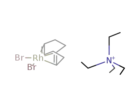 Molecular Structure of 120782-58-3 (Et<sub>4</sub>N{Rh(1,5-cyclooctadiene)Br<sub>2</sub>})