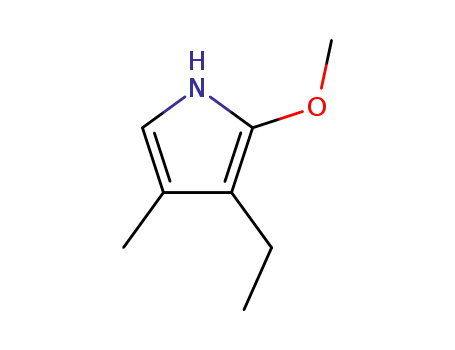 Molecular Structure of 408338-28-3 (3-ethyl-2-methoxy-4-methyl-pyrrole)