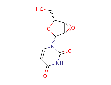 Molecular Structure of 14042-38-7 (1-(2,3-EPOXY-B-D-LYXOFURANOSYL)URACIL)