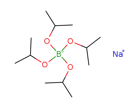 Molecular Structure of 60172-68-1 (Borate(1-), tetrakis(2-propanolato)-, sodium)