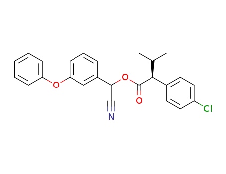 Molecular Structure of 956498-38-7 (α-cyano-3-phenoxybenzyl S-(+)-2-(4-chlorophenyl)isovalerate)