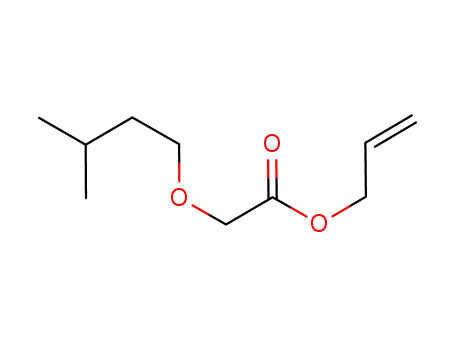 Molecular Structure of 67634-00-8 (Allyl (3-methylbutoxy)acetate)
