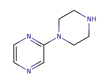 Molecular Structure of 34803-68-4 (1-(2-Pyrazinyl)-piperazine)