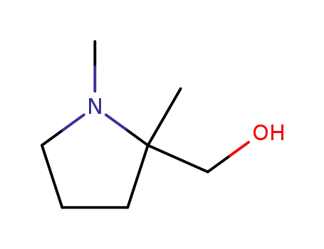 Molecular Structure of 100742-04-9 (2-Pyrrolidinemethanol, 1,2-dimethyl-)