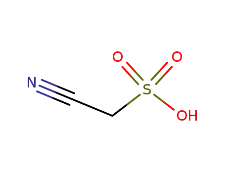 Molecular Structure of 753386-85-5 (cyanomethane-sulfonic acid)