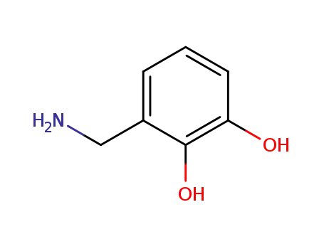 Molecular Structure of 71412-23-2 (3-(aminomethyl)pyrocatechol)