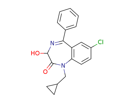 18818-61-6,7-chloro-1-(cyclopropylmethyl)-3-hydroxy-5-phenyl-1,3-dihydro-2H-1,4-benzodiazepin-2-one,