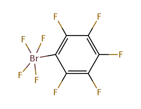 Molecular Structure of 75822-05-8 (pentafluorphenylbrom(V)tetrafluorid)