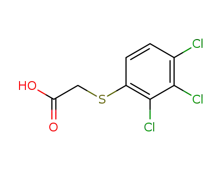 Molecular Structure of 71965-10-1 ([(2,3,4-trichlorophenyl)thio]acetic acid)