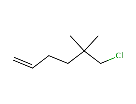 Molecular Structure of 76695-77-7 (1-Hexene, 6-chloro-5,5-dimethyl-)
