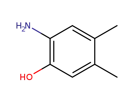 Molecular Structure of 6623-41-2 (2-AMINO-4,5-DIMETHYL-PHENOL)