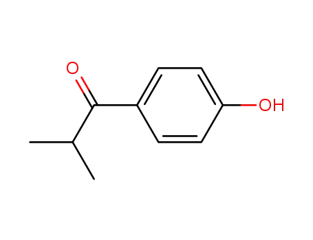 Molecular Structure of 34917-91-4 (4'-hydroxy-2-methylpropiophenone)