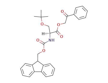 Molecular Structure of 146346-72-7 (Fmoc-Ser(bu<sup>t</sup>)-O-Pha)
