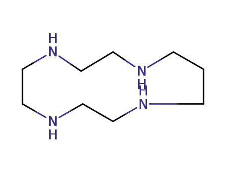 Molecular Structure of 295-14-7 (1,4,7,10-Tetraazacyclotridecane)